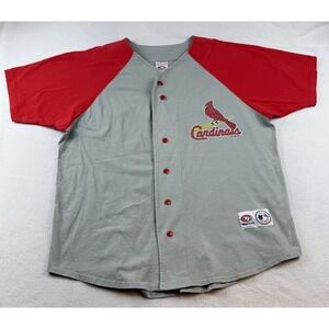 True Fan St. Louis Cardinals Baseball Jersey Size XL